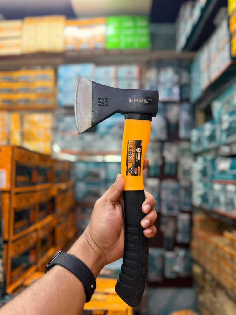 EHBL,Cutting,Axe,with,Fiberglass,Handle,–,Heavy,Duty,Wood,Cutting,Axe-14"&1kg