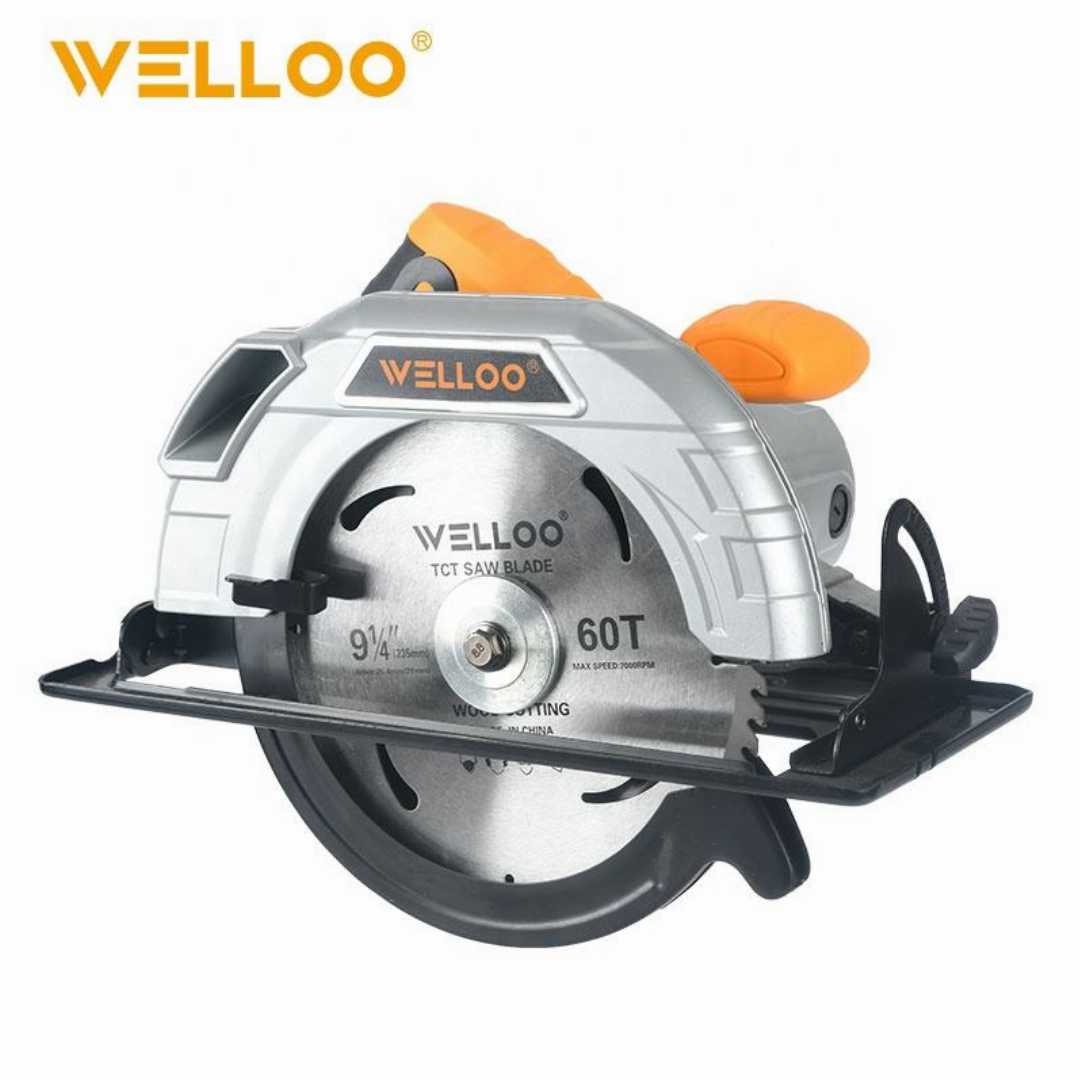 WELLOO CSW56235, WELLOO Circular Saw, 2100W Circular Saw, 235mm Circular Saw, 9.25 Inch Circular Saw, Wood Cutting Machine Bangladesh, Electric Circular Saw, Professional Circular Saw, Industrial Power Tools, Carpentry Tools, Woodworking Machine