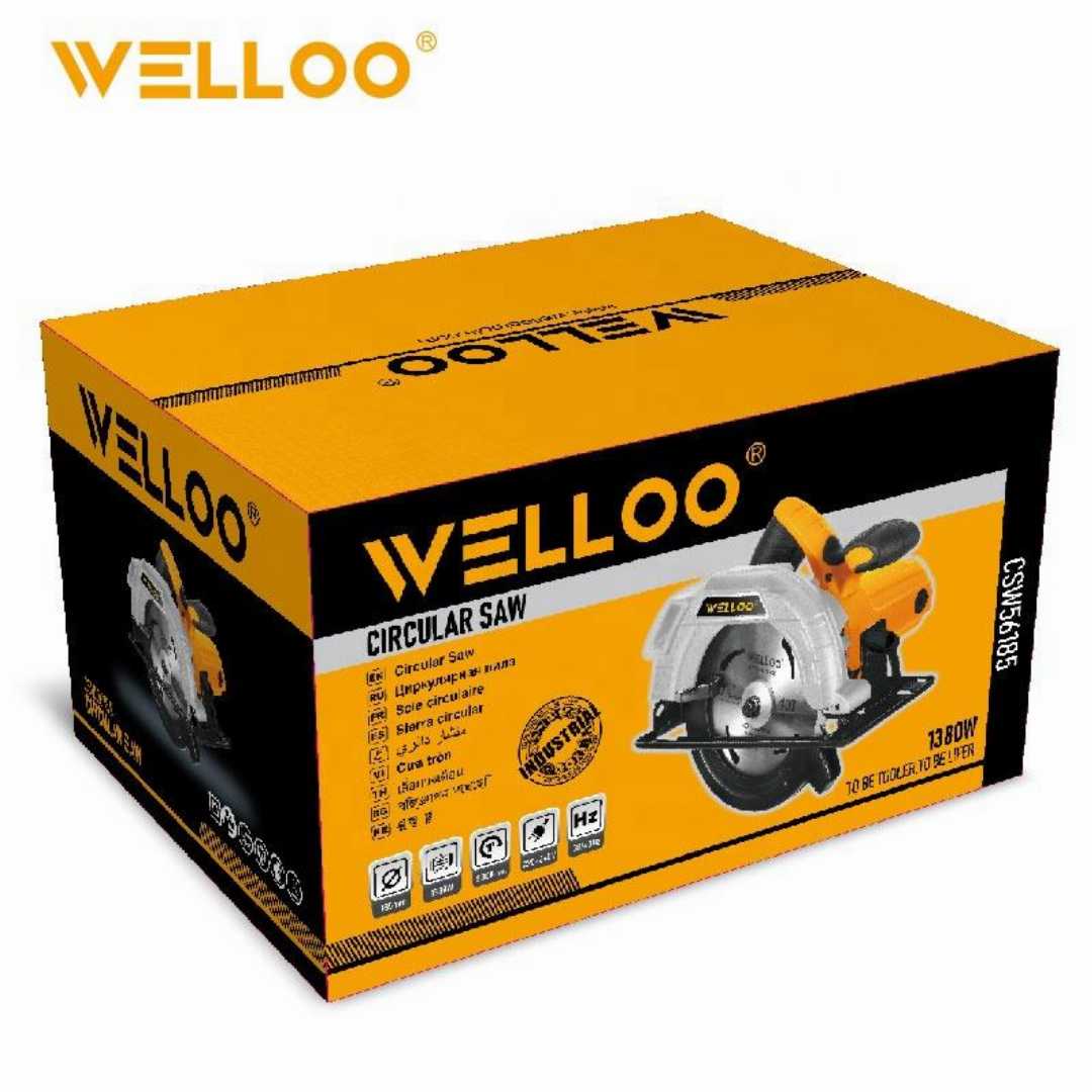 WELLOO CSW56235, WELLOO Circular Saw, 2100W Circular Saw, 235mm Circular Saw, 9.25 Inch Circular Saw, Wood Cutting Machine Bangladesh, Electric Circular Saw, Professional Circular Saw, Industrial Power Tools, Carpentry Tools, Woodworking Machine