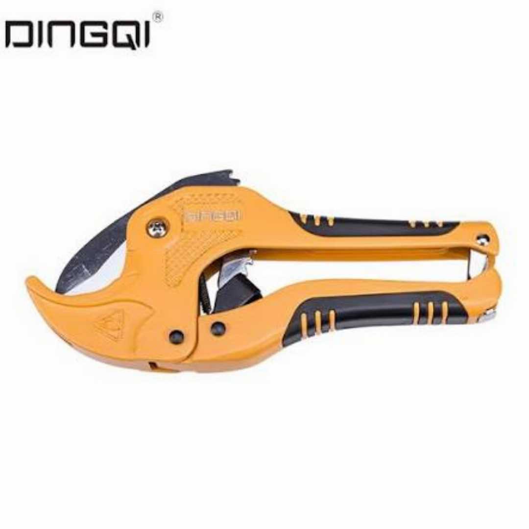 DINGQI 63002, DINGQI PVC Pipe Cutter, 42mm PVC Pipe Cutter, Plastic Pipe Cutter, PPR Pipe Cutter, CPVC Pipe Cutter, Ratchet Pipe Cutter, Heavy Duty Pipe Cutter, Professional Plumbing Tools, PVC Pipe Cutter Price in Bangladesh