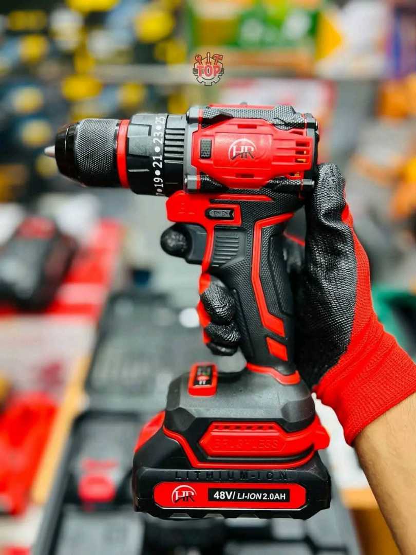 HR,48V,Brushless,Cordless,Drill,Set,|,Powerful,Lithium-Ion,Cordless,Drill,Machine