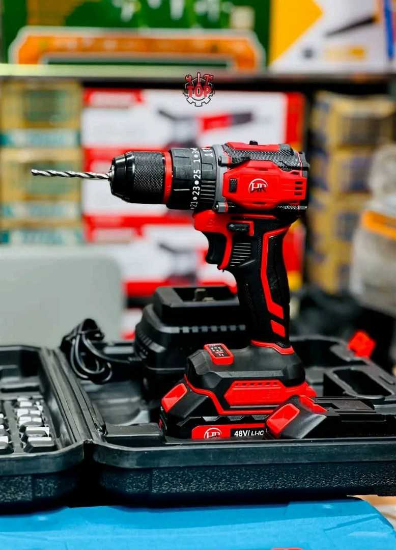 HR,48V,Brushless,Cordless,Drill,Set,|,Powerful,Lithium-Ion,Cordless,Drill,Machine