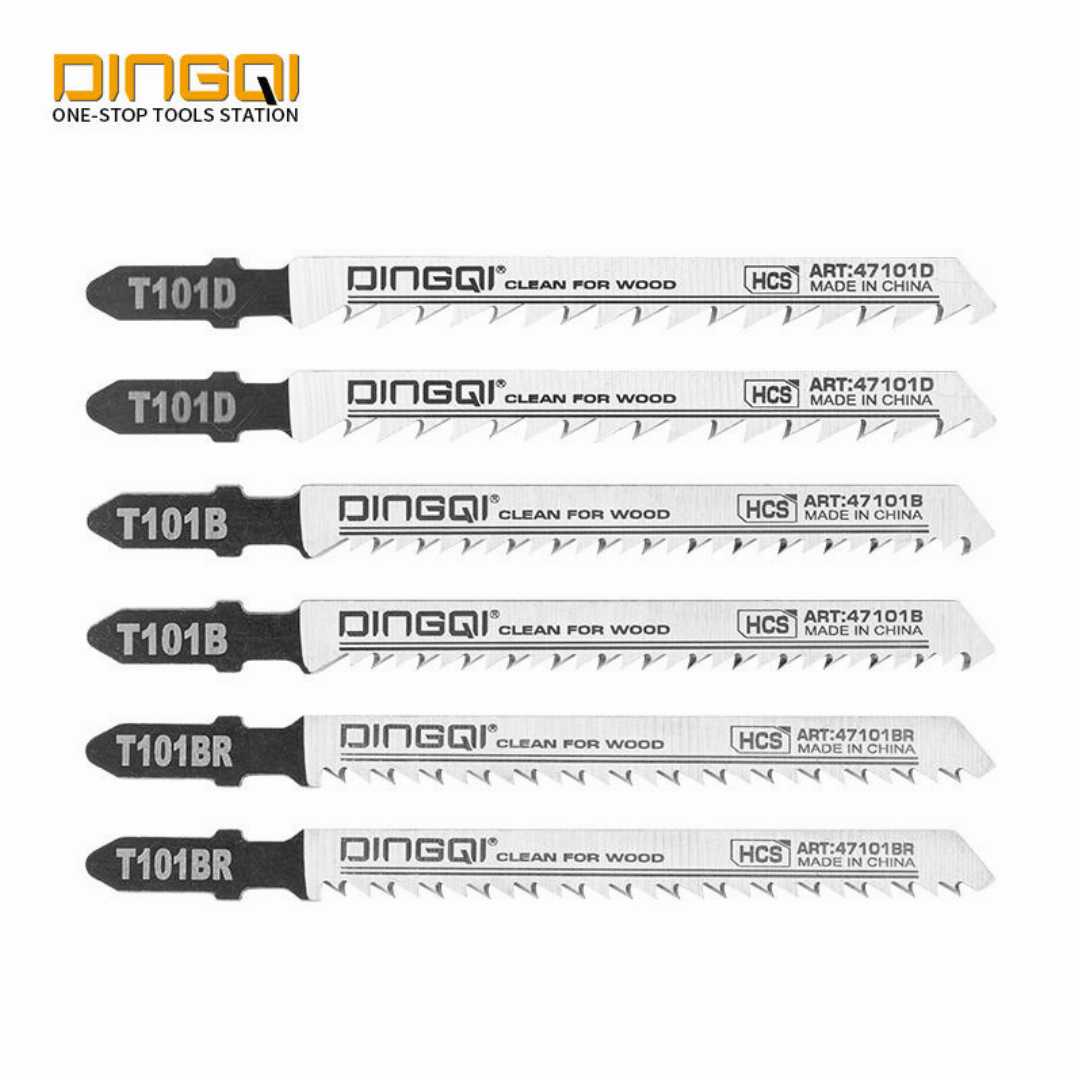 DINGQI,T-Shank,Jigsaw,Blades,Assorted,Jig,Saw,Blade,Set,for,Cutting,Wood,,Plastic,&,Metal,–,47101B,|,47101BR,|,47101D