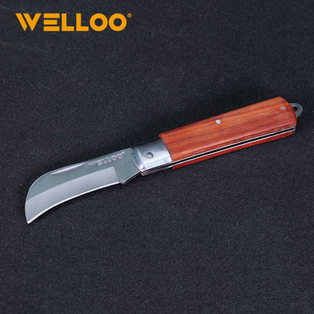 WELLOO EFK63185, WELLOO Electrician Knife, 7 Inch Electrician Knife, Cable Stripping Knife, Electrical Maintenance Knife, Insulated Handle Knife, Cable Cutting Tool, Electrician Hand Tools, Wire Stripping Knife, Electrician Knife Price in Bangladesh