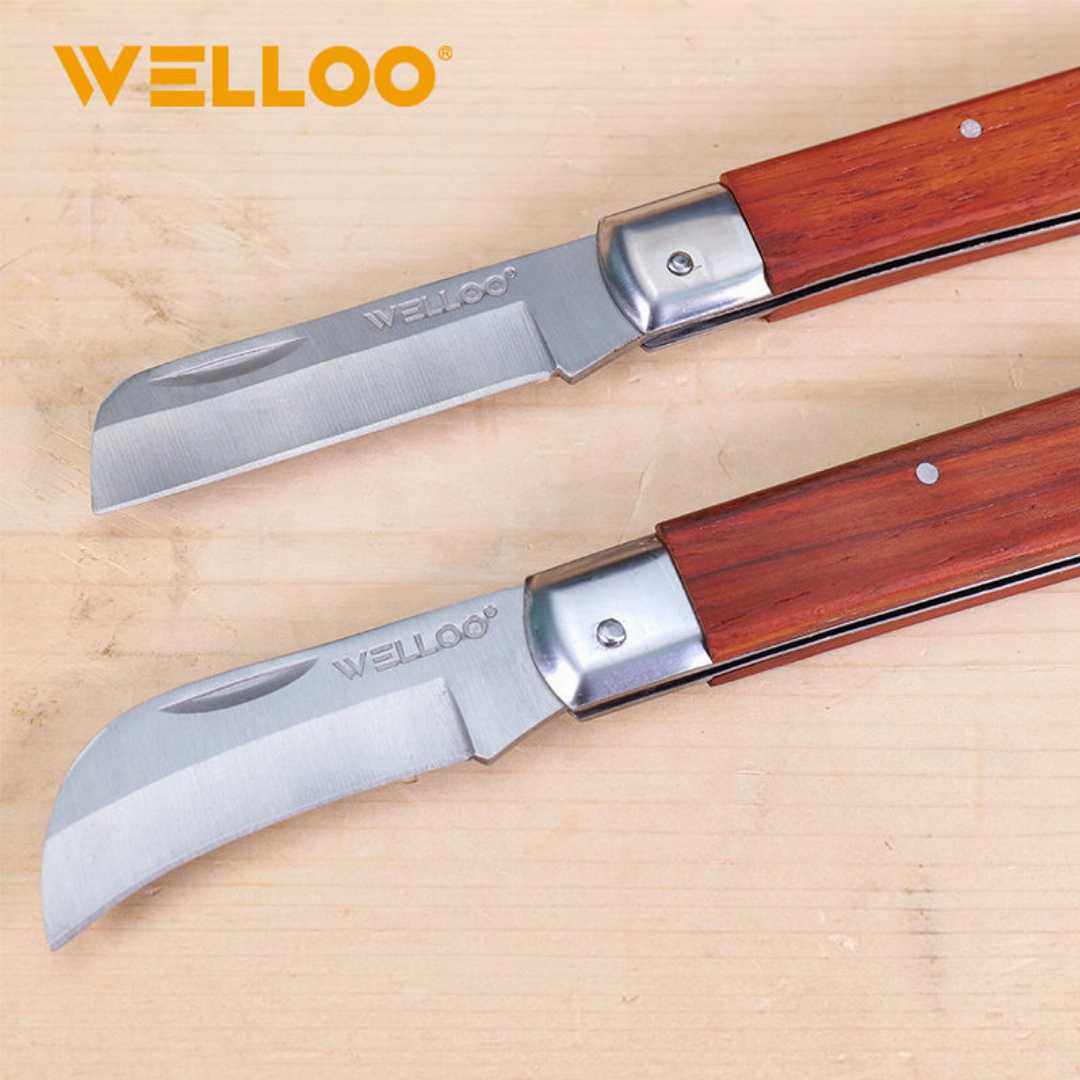 WELLOO EFK63185, WELLOO Electrician Knife, 7 Inch Electrician Knife, Cable Stripping Knife, Electrical Maintenance Knife, Insulated Handle Knife, Cable Cutting Tool, Electrician Hand Tools, Wire Stripping Knife, Electrician Knife Price in Bangladesh
