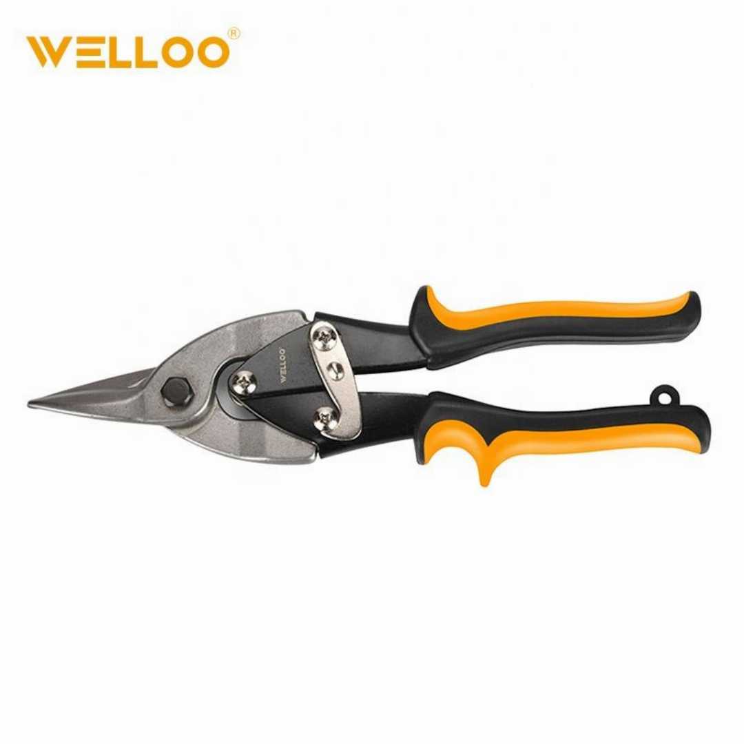 WELLOO ASP1310S, WELLOO Aviation Tin Snips, 10 Inch Tin Snips, CR-V Tin Cutter, Metal Cutting Scissors, Aviation Snips Bangladesh, Sheet Metal Cutter, GI Sheet Cutting Tool, Heavy Duty Tin Cutter, Aviation Tin Snips Price in Bangladesh