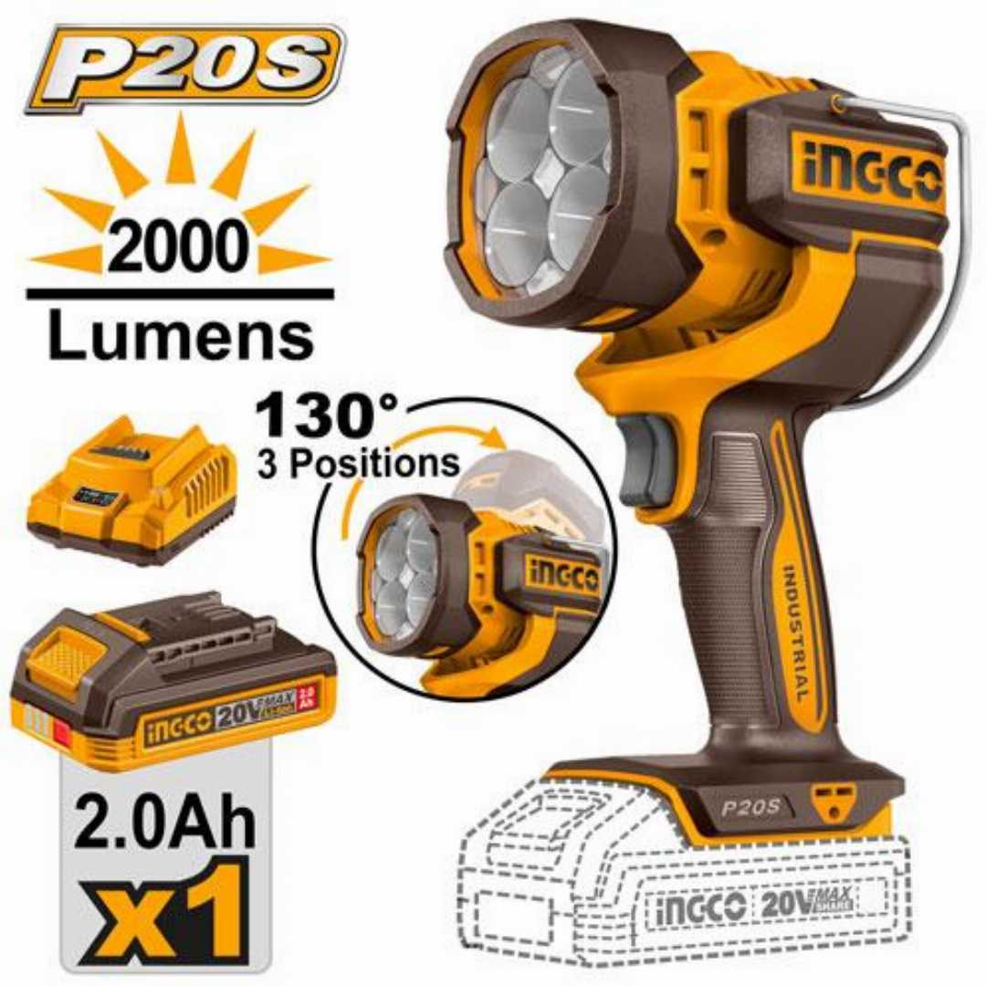 INGCO,20V,Cordless,work,lamp-CWLI20881