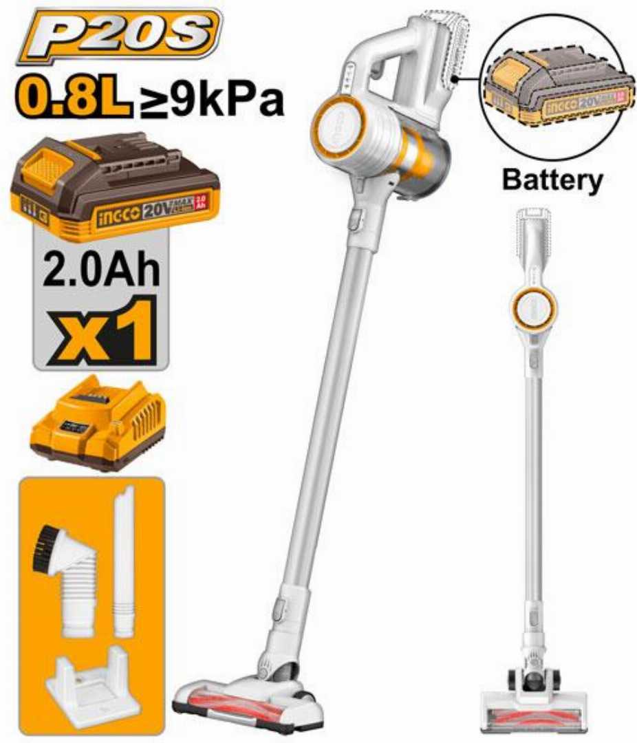 INGCO,20V,Cordless,vacuum,cleaner-CVLI2006