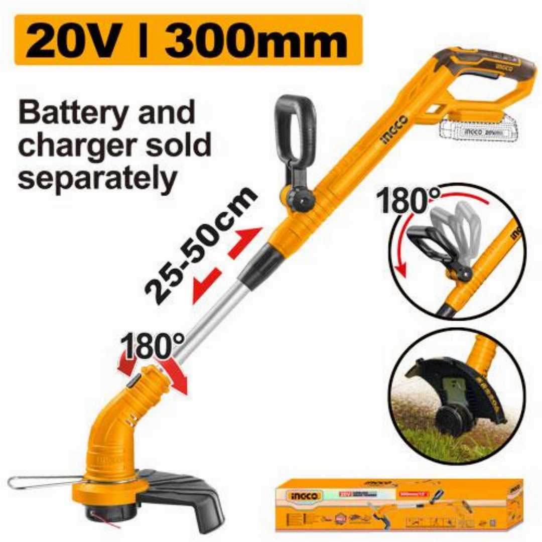 INGCO,20V,Cordless,grass,trimmer-CGTLI20018