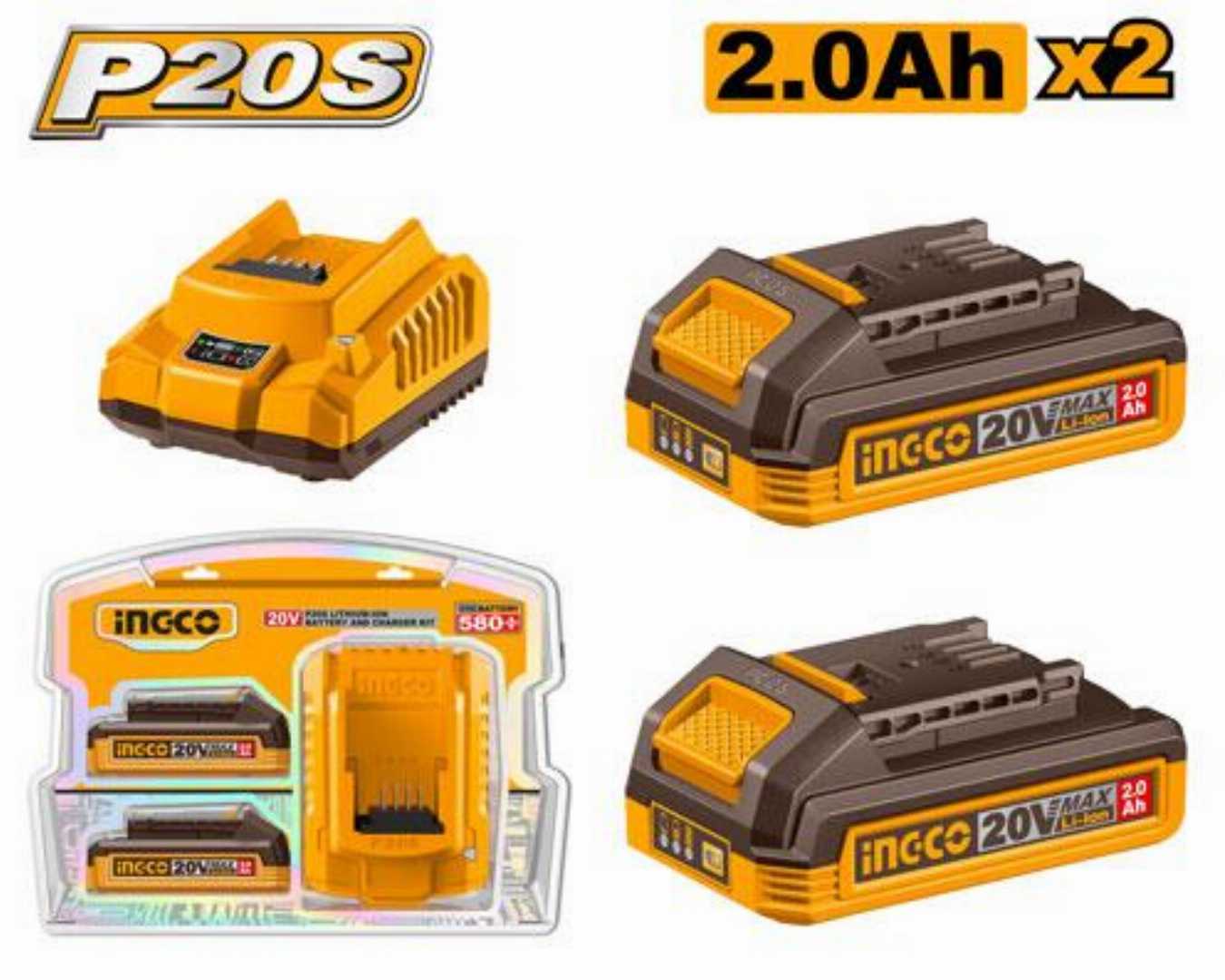 INGCO,2OV,P20S,Lithium-Ion,battery,and,charger,kit-FBCPK1222