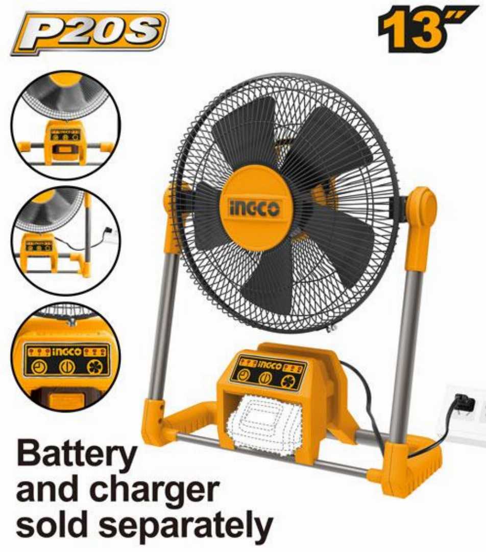 INGCO,20V,Cordless,Fan-CFALI2002