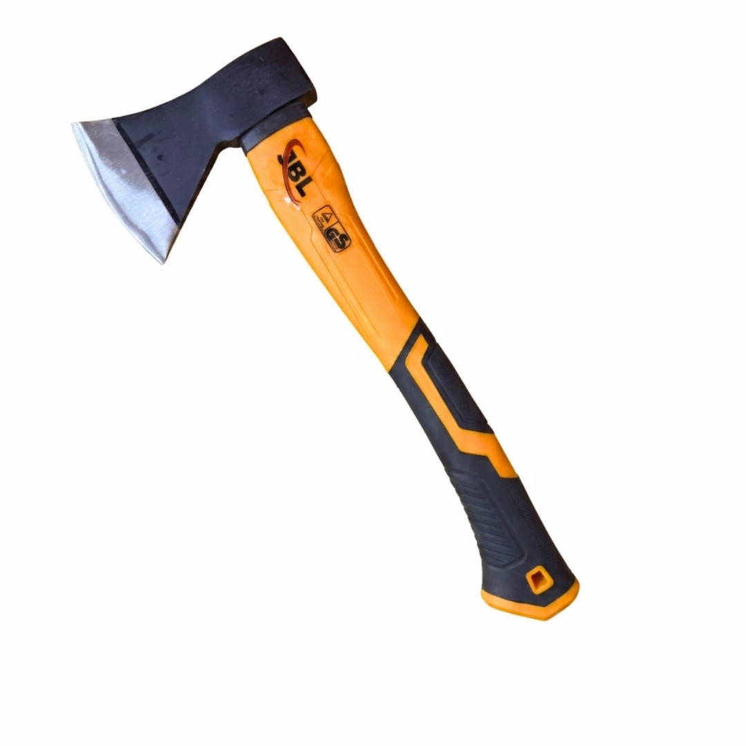 JBL,Premium,Fiberglass,Handle,Axe,-,Durable,Carbon,Steel,Blade,(Orange,&,Black)