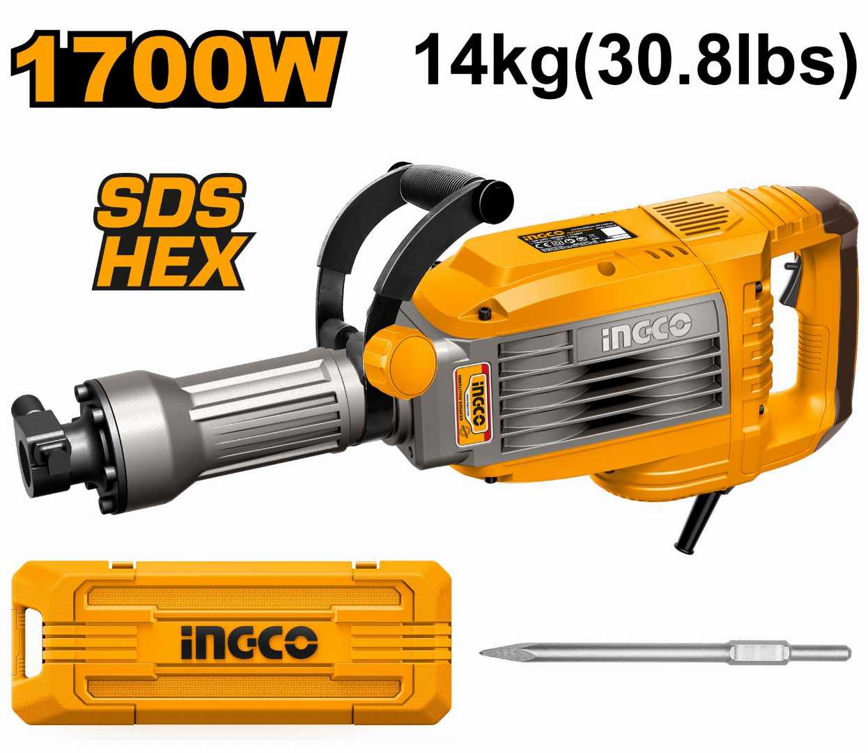 ingco,1800W,Rotary,hammer-RH18008