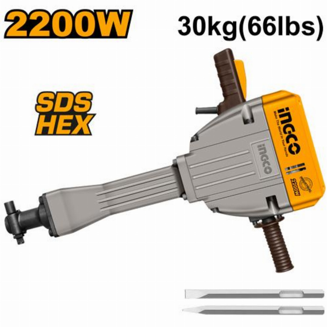ingco,2200w,Demolition,breaker-PDB22001