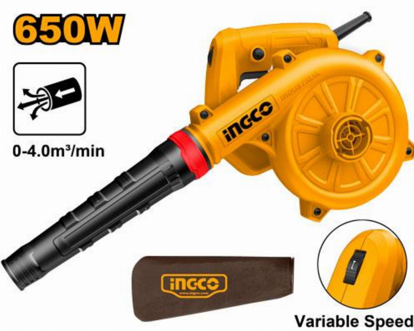 ingco,650w,Aspirator,blower-AB6038