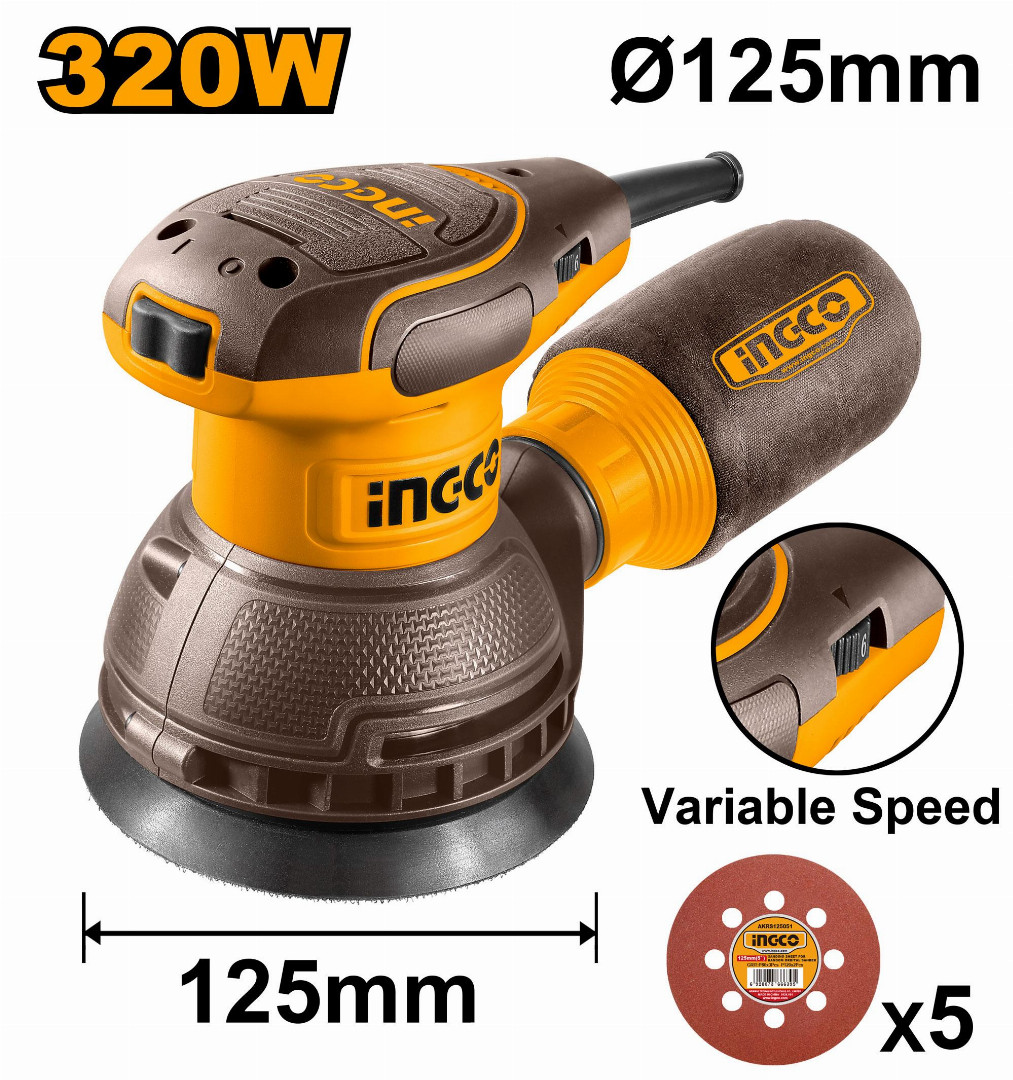 ingco,320w,Rotary,sander-RS3216