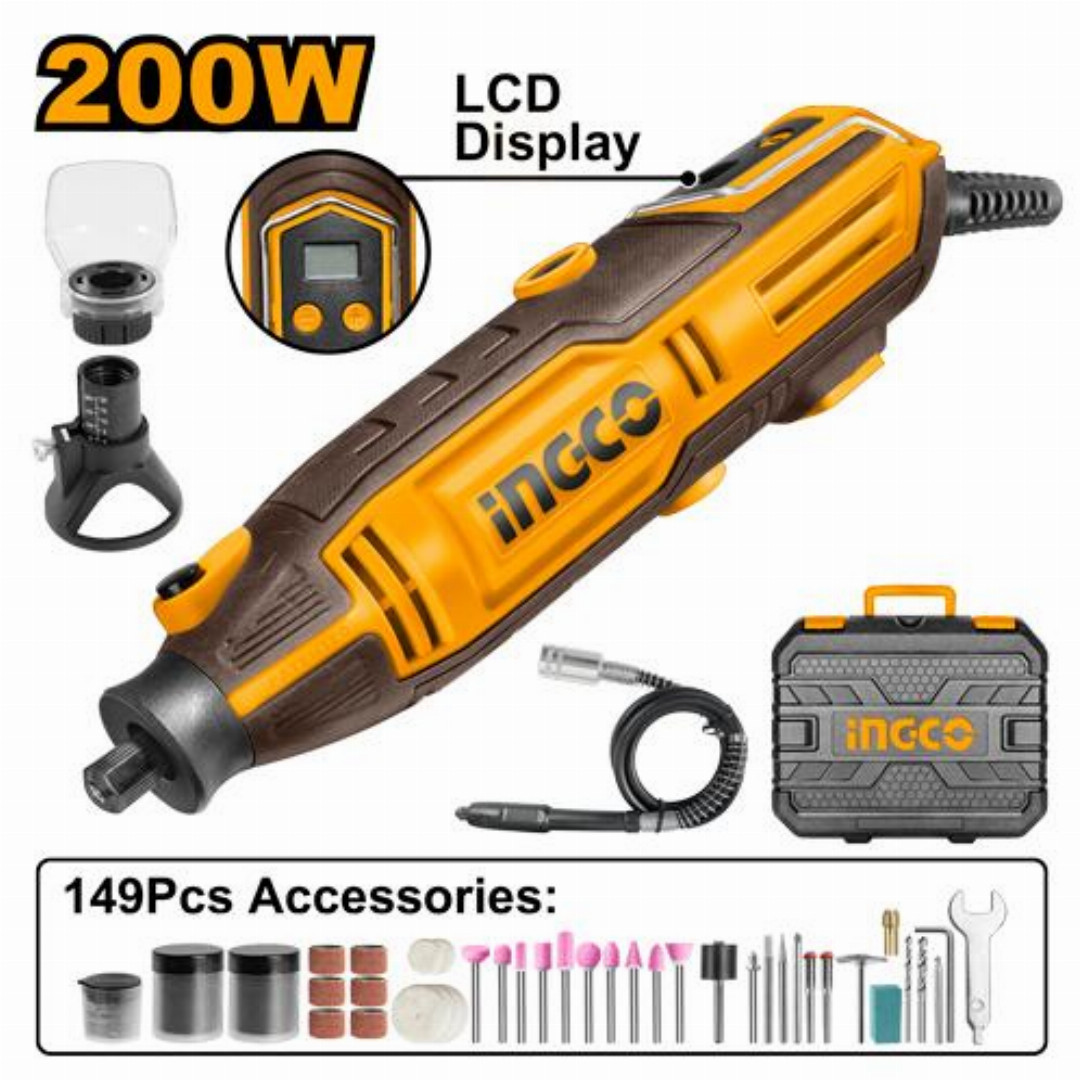 IINGCO,200W,Mini,grinder,With,149pcs,accessories-MG2008
